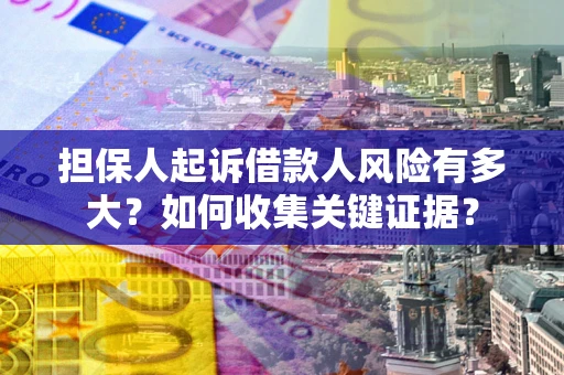 武汉担保人起诉借款人风险有多大？如何收集关键证据？