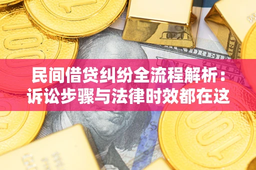 武汉民间借贷纠纷全流程解析：诉讼步骤与法律时效都在这儿了