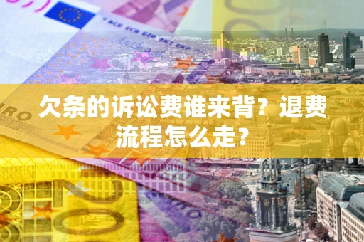 武汉欠条的诉讼费谁来背？退费流程怎么走？